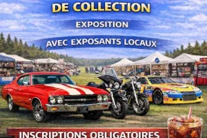 Rassemblement de voitures et motos de collection