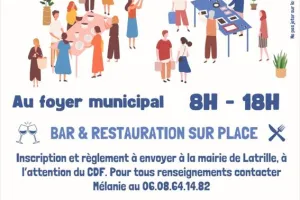 Vide grenier à Latrille