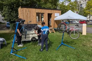 Atelier réparation de vélo avec la Petite Rennes !