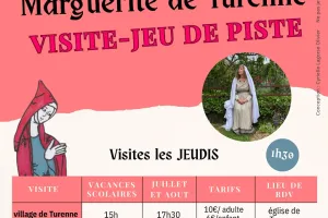 Visite du château et jeu de piste dans le village "sur les pas de Marguerite de Turenne"