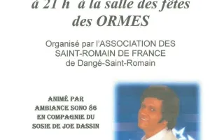CONCERT SPECTACLE - LE 24/04 - ST ROMAIN DE FRANCE