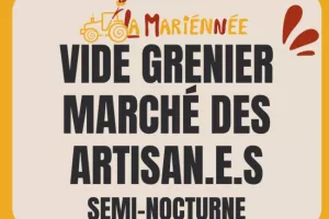 Vide-grenier et marché d'artisans semi-nocturne