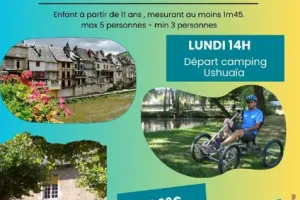 Visite et découverte du patrimoine de St Geniez d'Olt en VTT 4 roues AE (Quadbike)