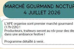 Marché gourmand nocturne