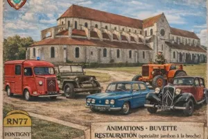 Exposition de véhicules anciens et bourse