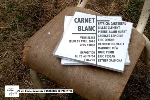 CARNET BLANC, herbier sensations paysage