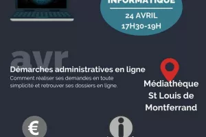 Atelier informatique avec Dé'Clic St Louis