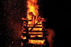Feu de la Saint-Jean à Longemer