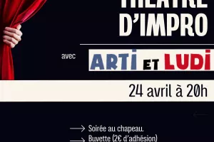 Théâtre d'impro, avec Art et Ludi