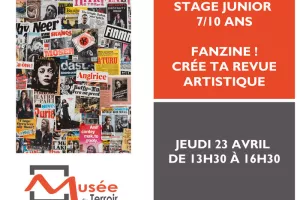 Stage Junior 7/10 ans : Fanzine! Crée ta revue artistique