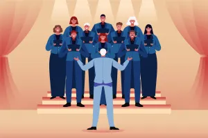 Stage choral de crossover classique et jazz