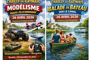 Modélisme radio commandé et balade en bateau