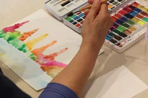 Atelier d'aquarelle intuitive