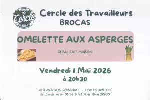 Repas Omelette aux asperges