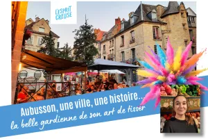 La visite d'Aubusson de Faustine - 07 juillet