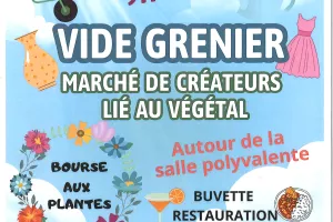 Vide grenier & Marché de créateurs lié au végétal