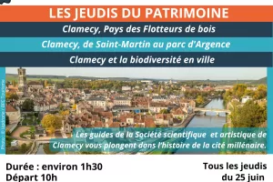 Visites commentées - Clamecy, pays des flotteurs de bois