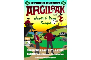 Concert du chœur d'hommes Argileak