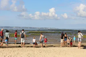 La plage des petits explorateurs à Lanton