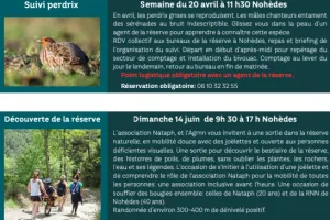 DÉCOUVERTE DE LA RÉSERVE