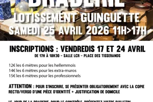 Braderie de la Guinguette - 25/4