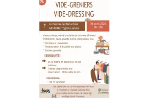 Vide-greniers vide dressing