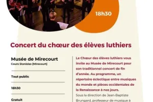 Concert du chœur des élèves luthiers