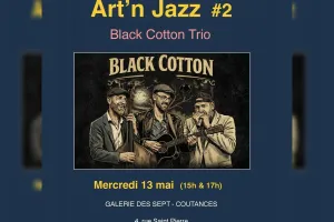 ARt 'N Jazz # 2 - Concert de Black Cotton Trio