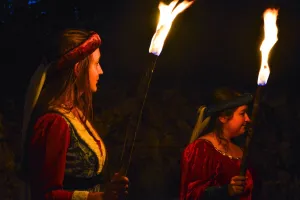Visite nocturne animée au Château de Lastours