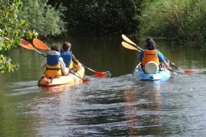 Balade en kayak, la fin de journée en beauté