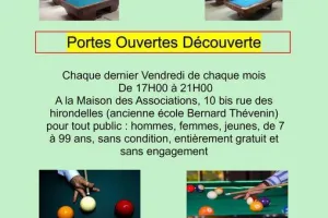 Portes ouvertes - Découverte du billard