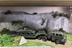 Exposition WW2 et ses dioramas militaires