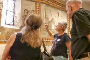Visite guidée d'Allemans-du-Dropt par les Raconteuses de Pays