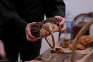 Vannerie - panier rond