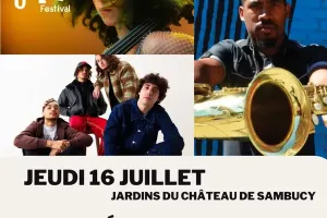 MILLAU JAZZ FESTIVAL | Soirée du Jeudi 16 juillet | 19H00 | 1 Soirée = 3 Concerts : Louise Knobil Trio (19h) + AMG (21h) + James Brandon Lewis Quartet (22h30)