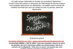 La Coopérative des Savoirs propose :  Conversation en allemand