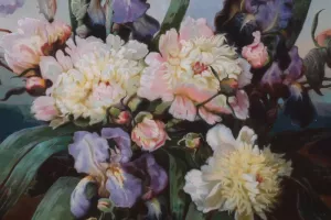 Atelier familles tulipes, stipes et cyanotype