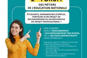 2ème forum des métiers de l'éducation nartionale