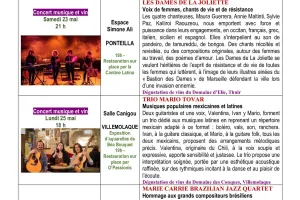 23ÈME FESTIVAL LE PRINTEMPS DE L'ASPRE : "TRIO MARIO TOVAR"