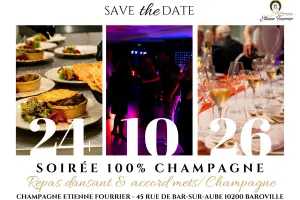 Soirée 100% Champagne au Champagne Etienne Fourrier