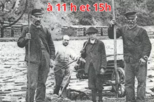 Flottage du bois : Lâchers de bûches perdues