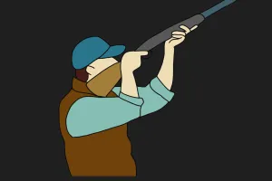 Balltrap de la société de chasse à Pellegrue