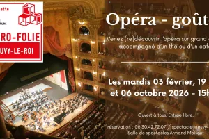 Opéra- Goûter dans le cadre des microfolies (musée numérique)