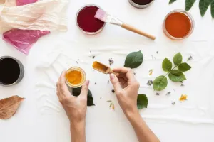 Atelier "peinture végétale"