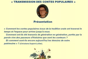 Conférence sur la Transmission des contes populaires