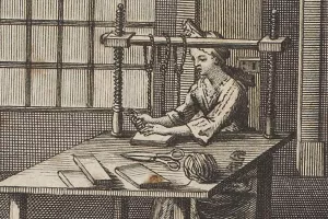 Visite de l’atelier de reliure