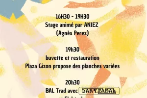 Stage de danse & Bal Trad au café Plaza Gizon