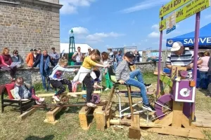 Atelier Le tour à bois cyclette - Ferme-musée du Cotentin