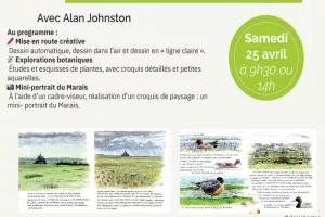 Dessinons le Marais Noir de Saint-Clouban