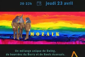 Concert-Bal Folk avec MoZaïk Trio au Salon des Génies !